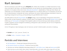 Tablet Screenshot of jansson.de